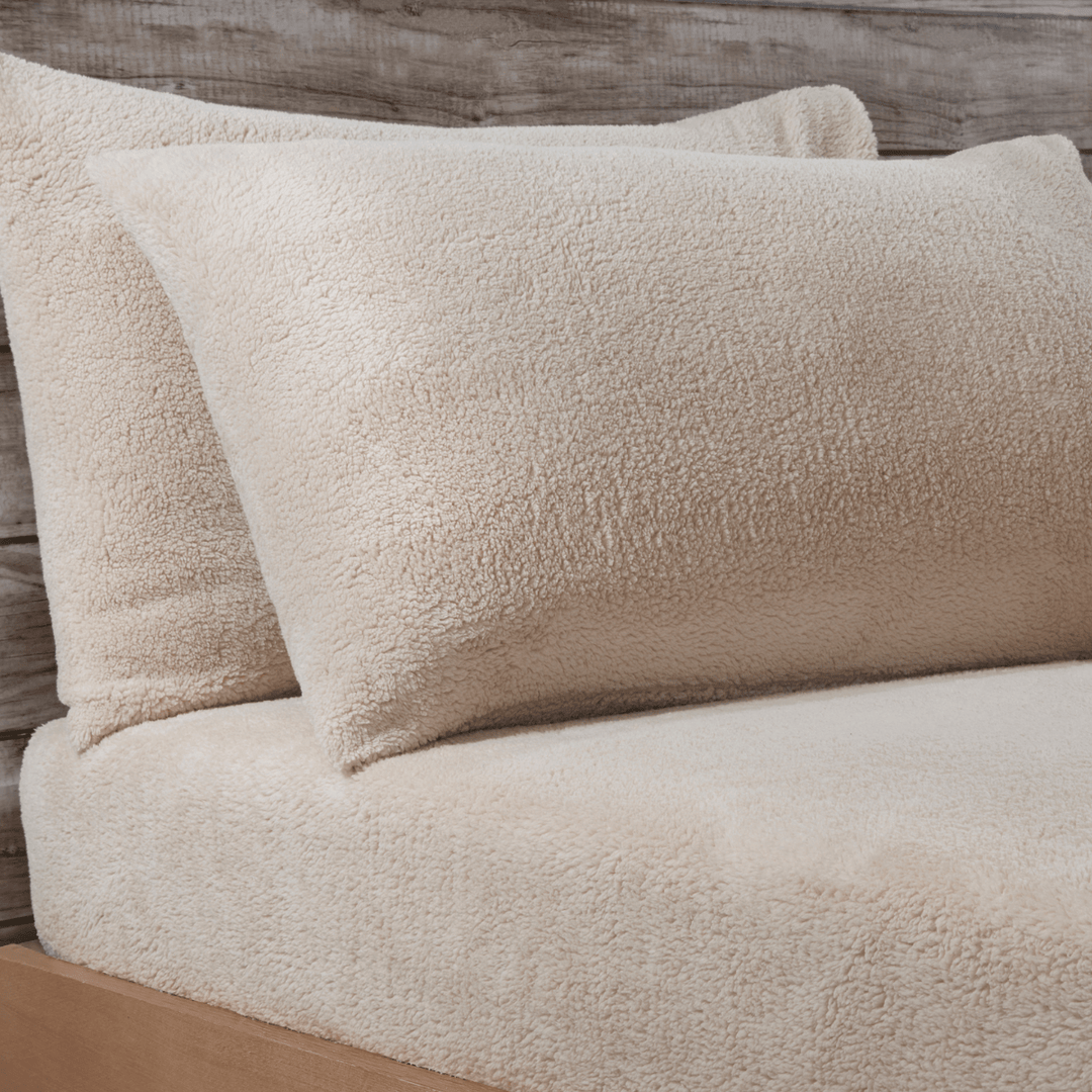 Sleepdown Teddy Fleece Pillowcase Pair from You Know Who's
