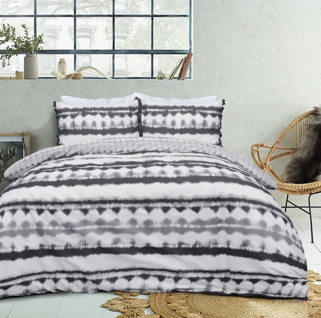 Sleepdown Tiedye Tassel Mono Duvet Cover from You Know Who's