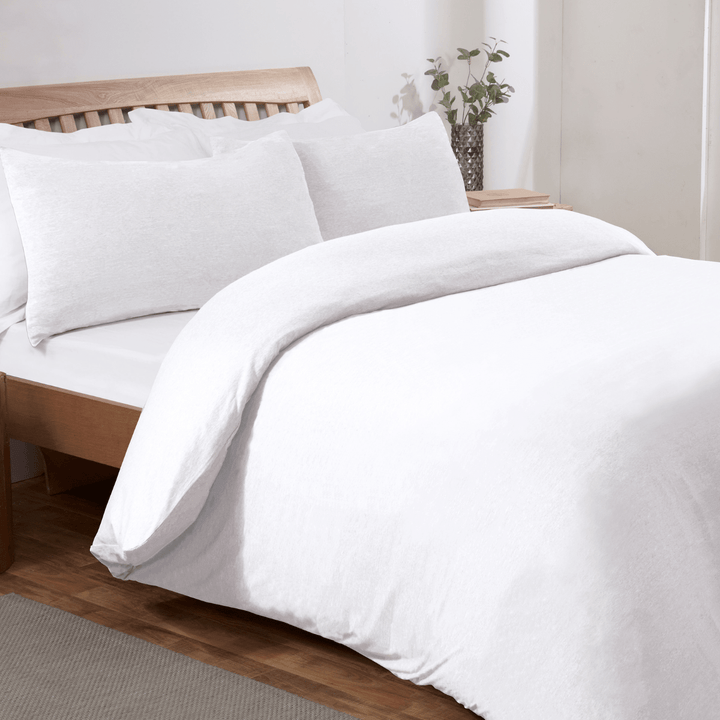 Sleepdown White Jersey Duvet Set from You Know Who's