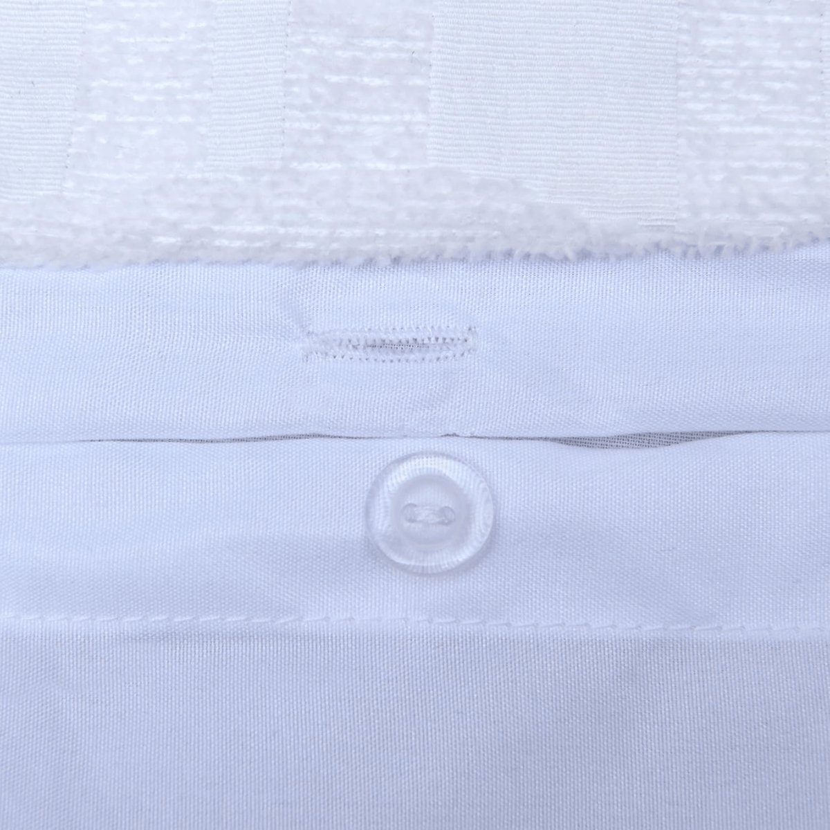 Sleepdown White U Shape Tufted Duvet Set from You Know Who's