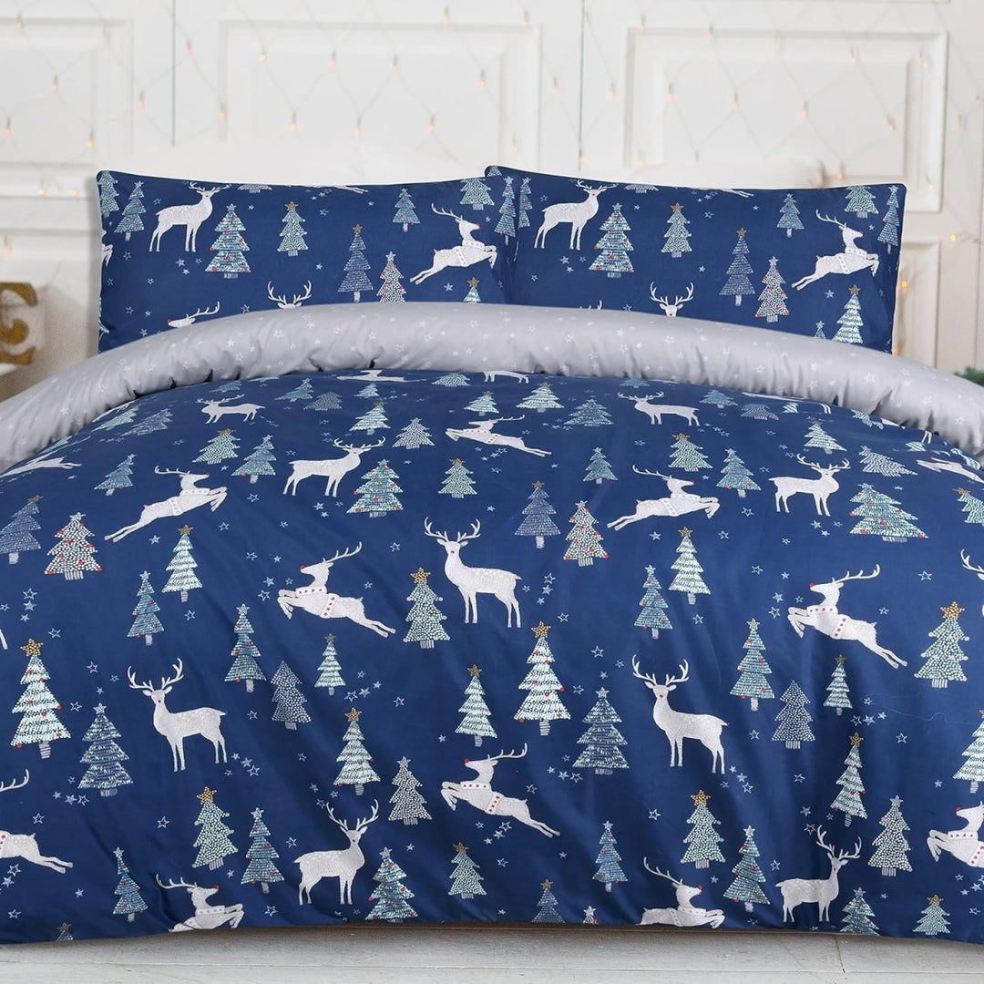 Sleepdown Winter Deer Navy from You Know Who's