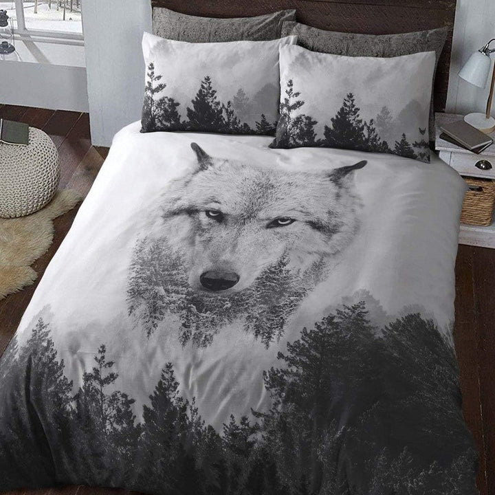 Sleepdown Wolf Panel Duvet Cover from You Know Who's