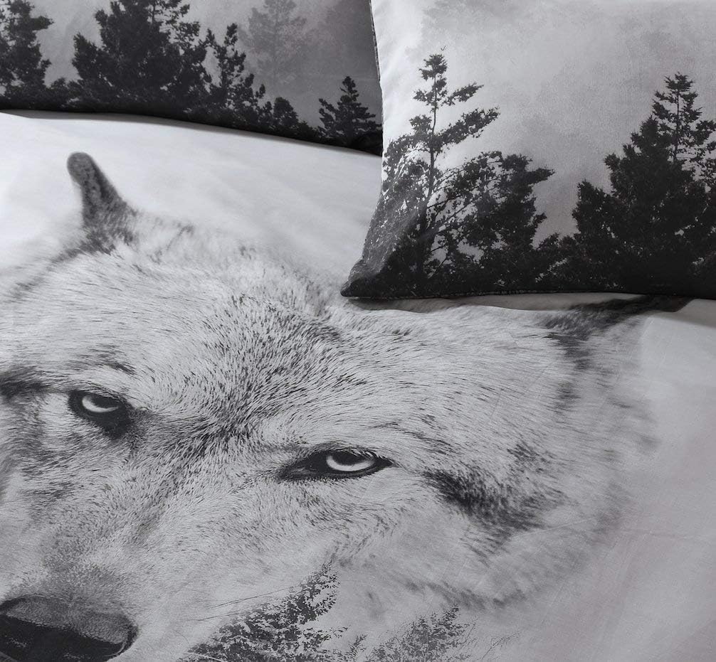 Sleepdown Wolf Panel Duvet Cover from You Know Who's