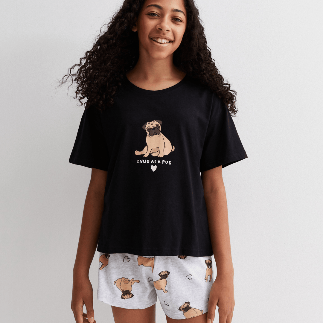 Snug As a Pug Pyjamas (9 - 15Y) from You Know Who's