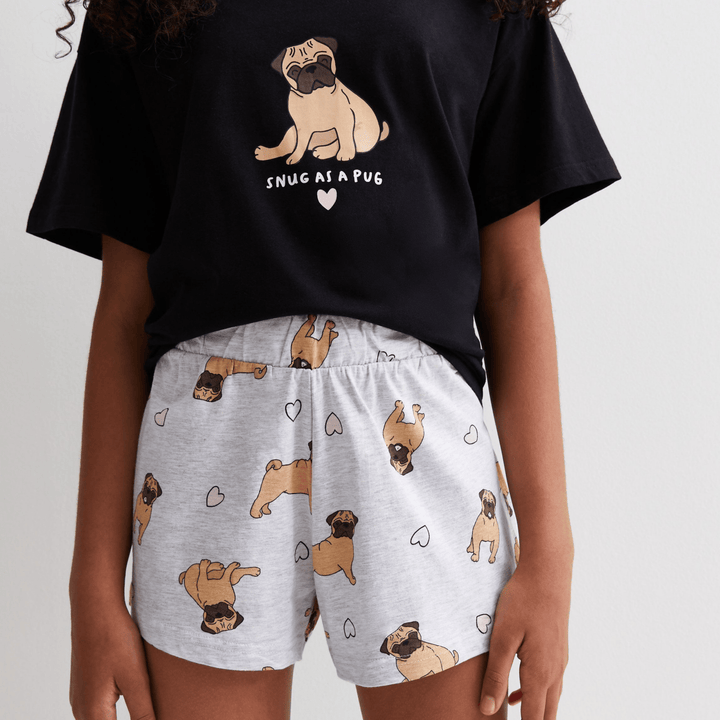 Snug As a Pug Pyjamas (9 - 15Y) from You Know Who's
