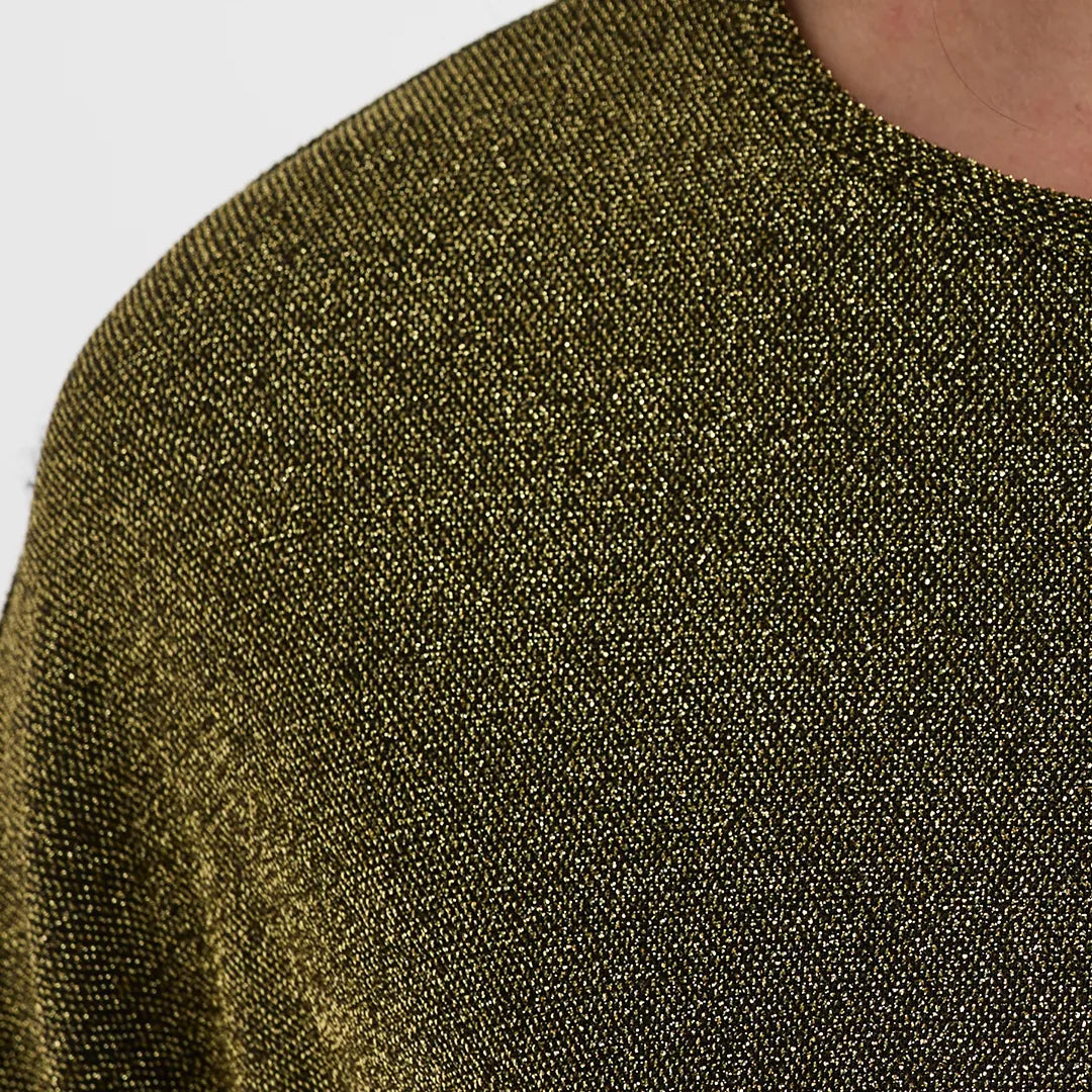 Ladies Lurex Thread Batwing Top