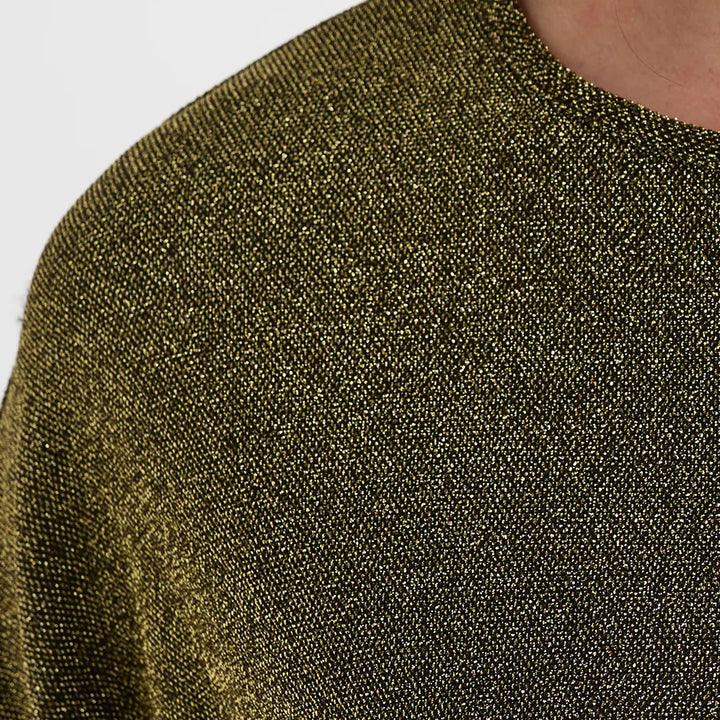 Ladies Lurex Thread Batwing Top