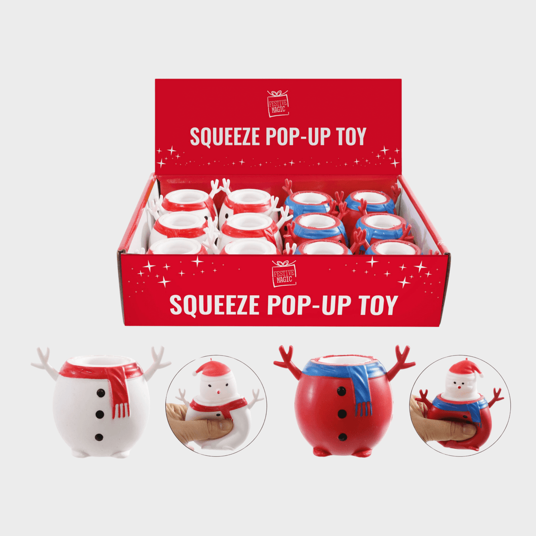 Squeeze pop - up toy asst from You Know Who's