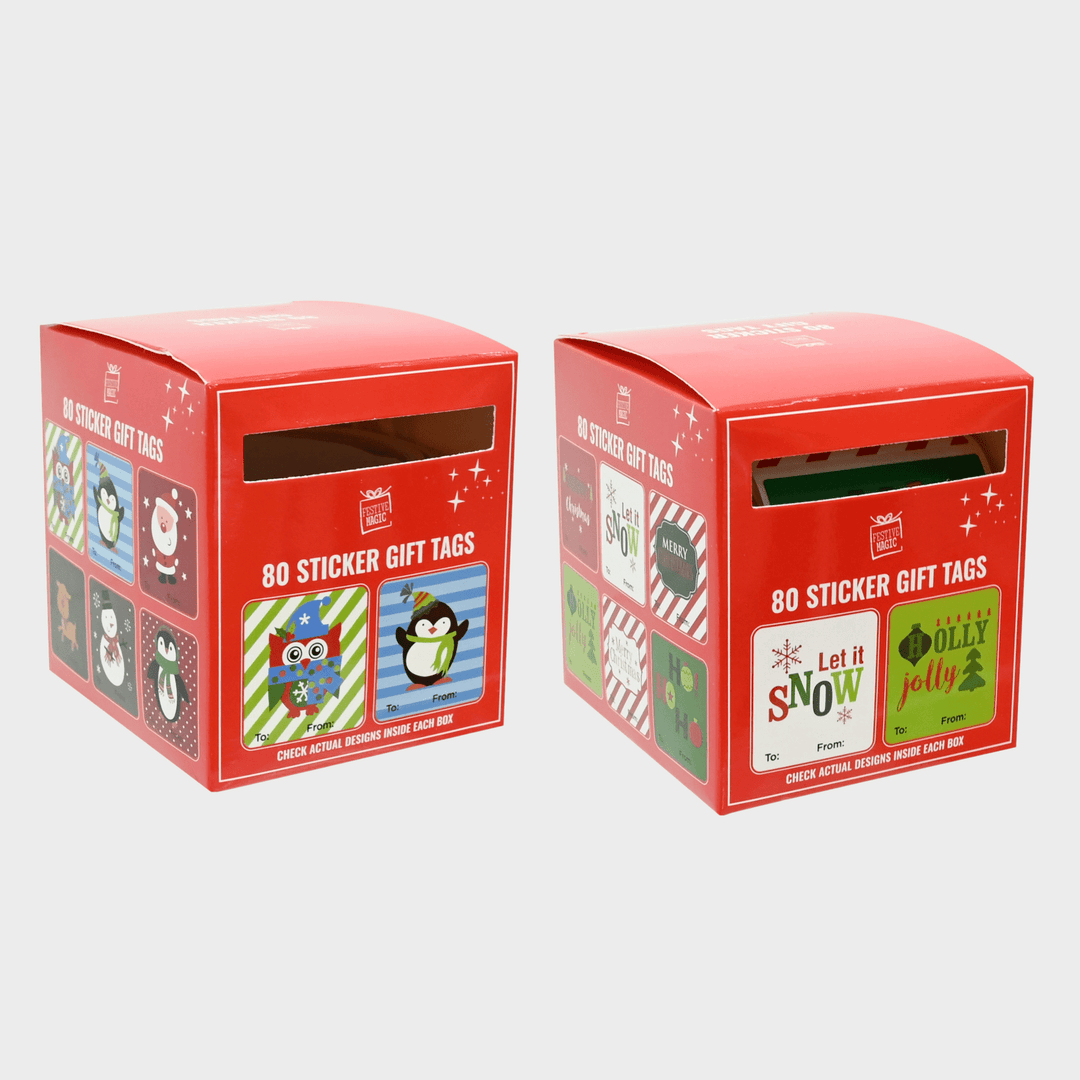 Sticker gift tag roll 80pc from You Know Who's