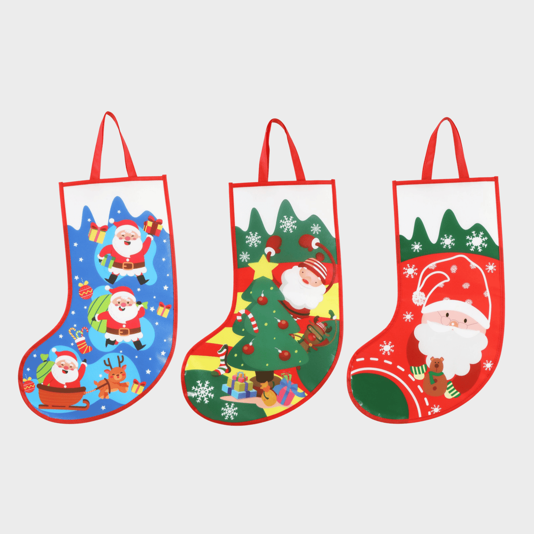 Stocking bag 42cm asst from You Know Who's