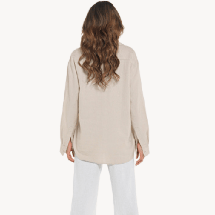 Stone Linen Mix Shirt from You Know Who's