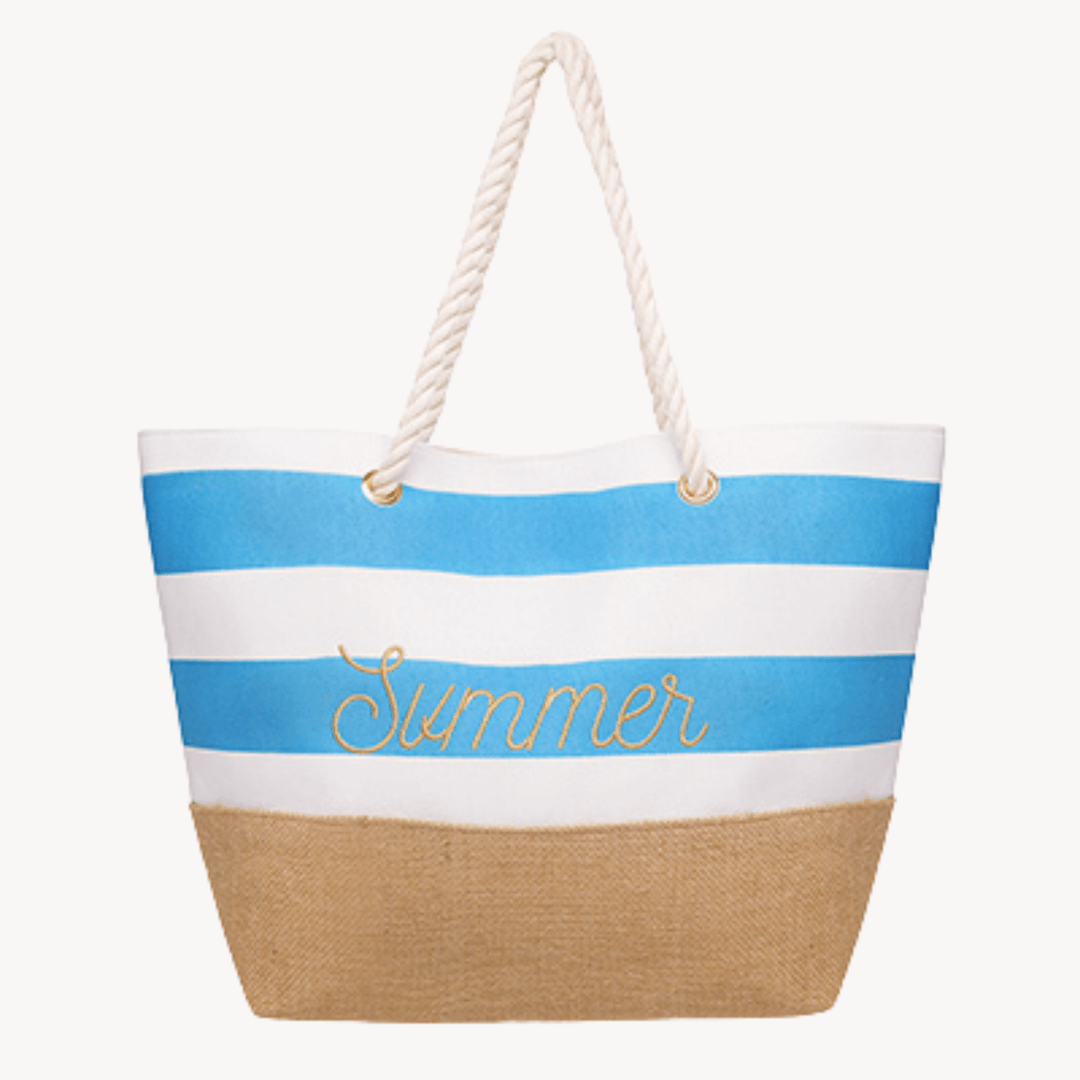 Summer Slogan Beach Bag from You Know Who's