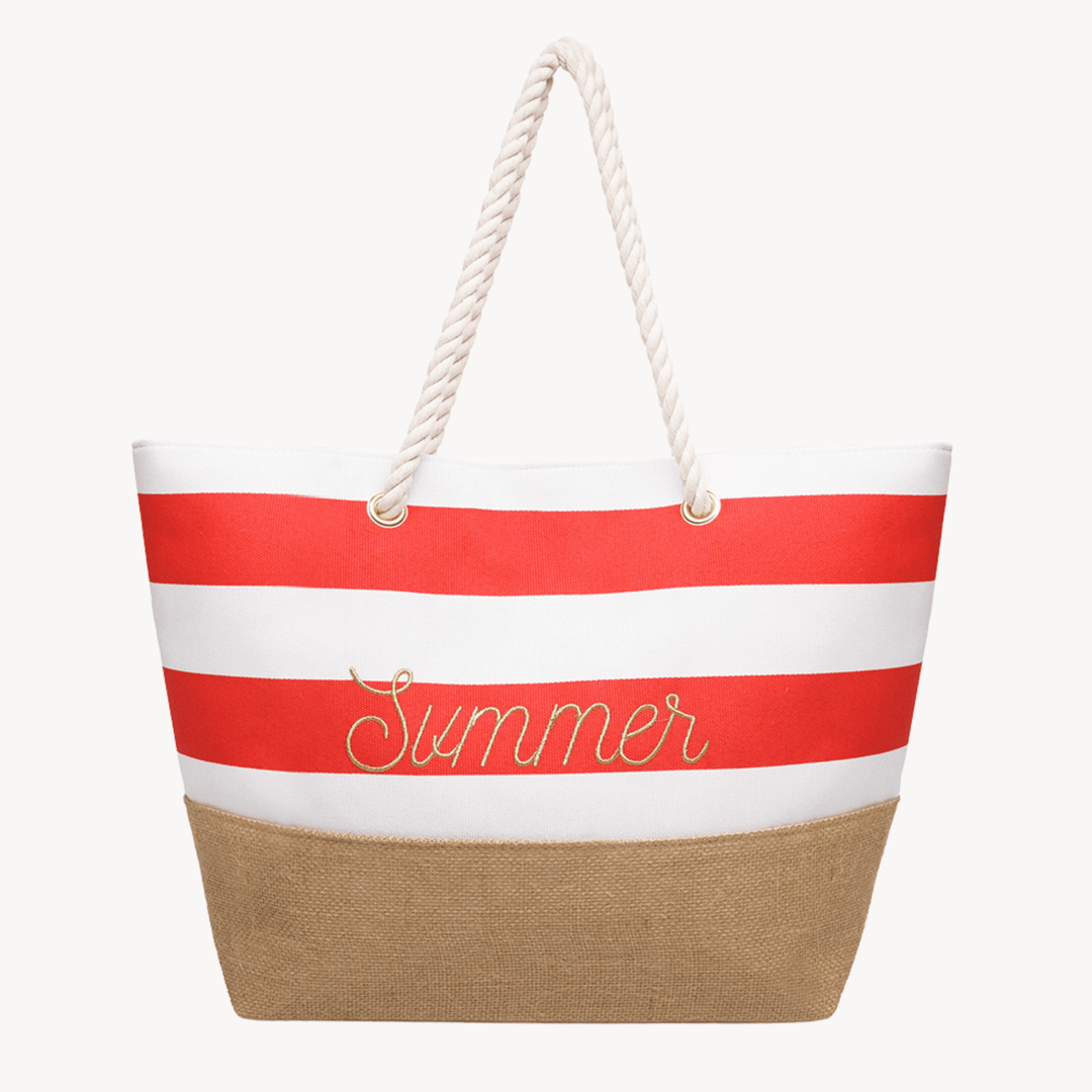 Summer Slogan Beach Bag from You Know Who's