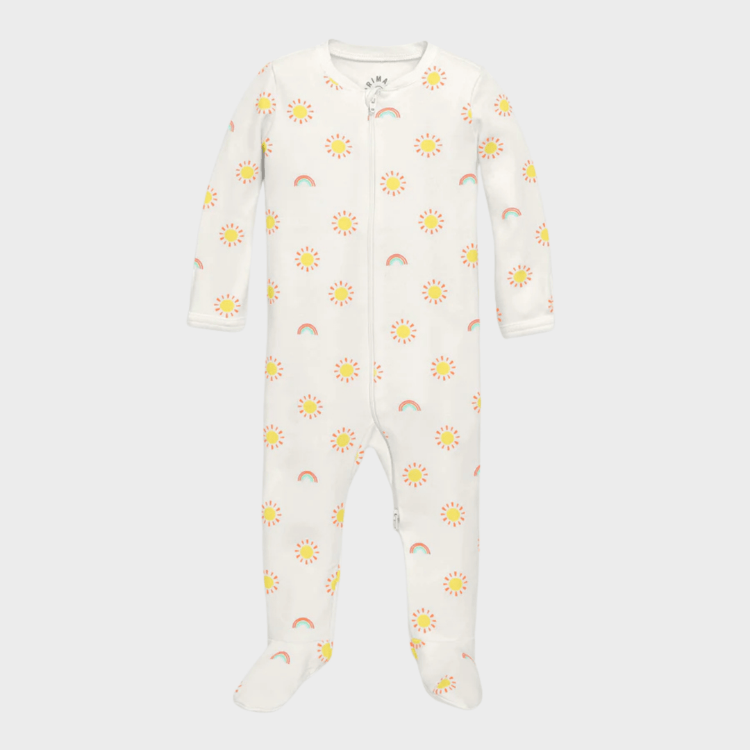 Sunshine Rainbow Organic Sleepsuit from You Know Who's