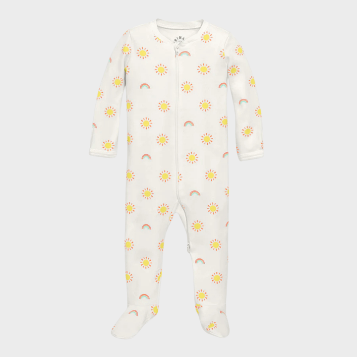 Sunshine Rainbow Organic Sleepsuit from You Know Who's