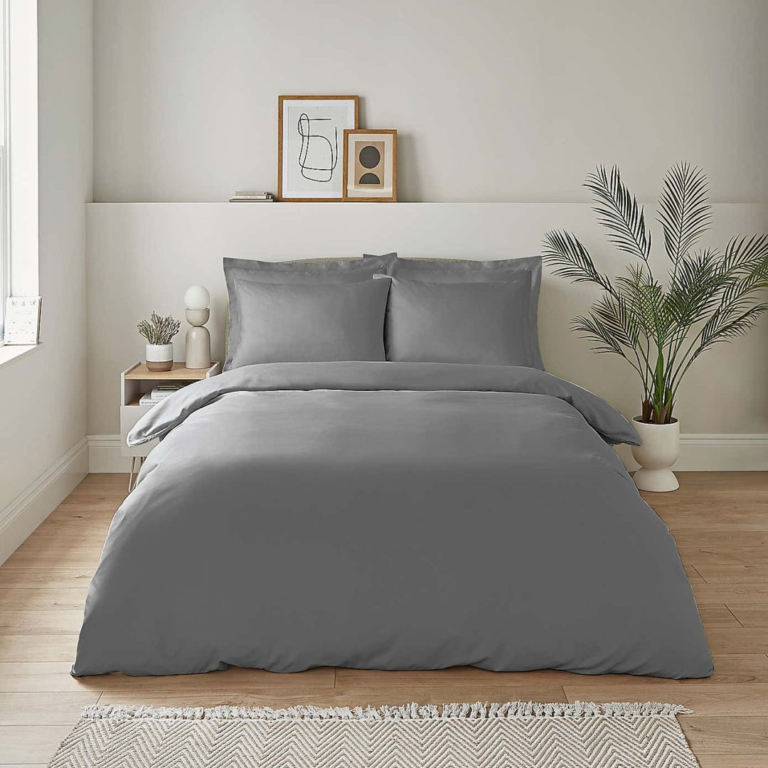 Super Soft Microfibre Plain Duvet Cover and Pillowcase Set from You Know Who's