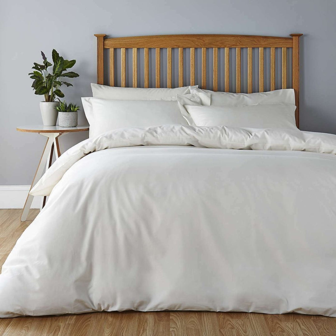 Super Soft Microfibre Plain Duvet Cover and Pillowcase Set from You Know Who's