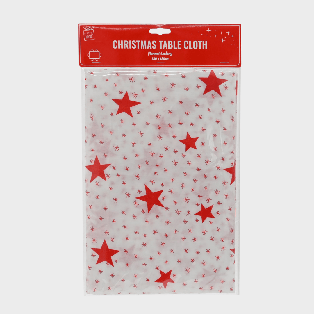 Table cloth red rect asst from You Know Who's