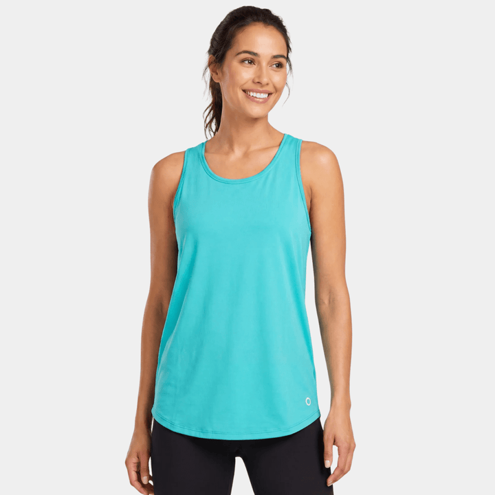 Teal Mix Abstract 2pc Active Top 5314 from You Know Who's