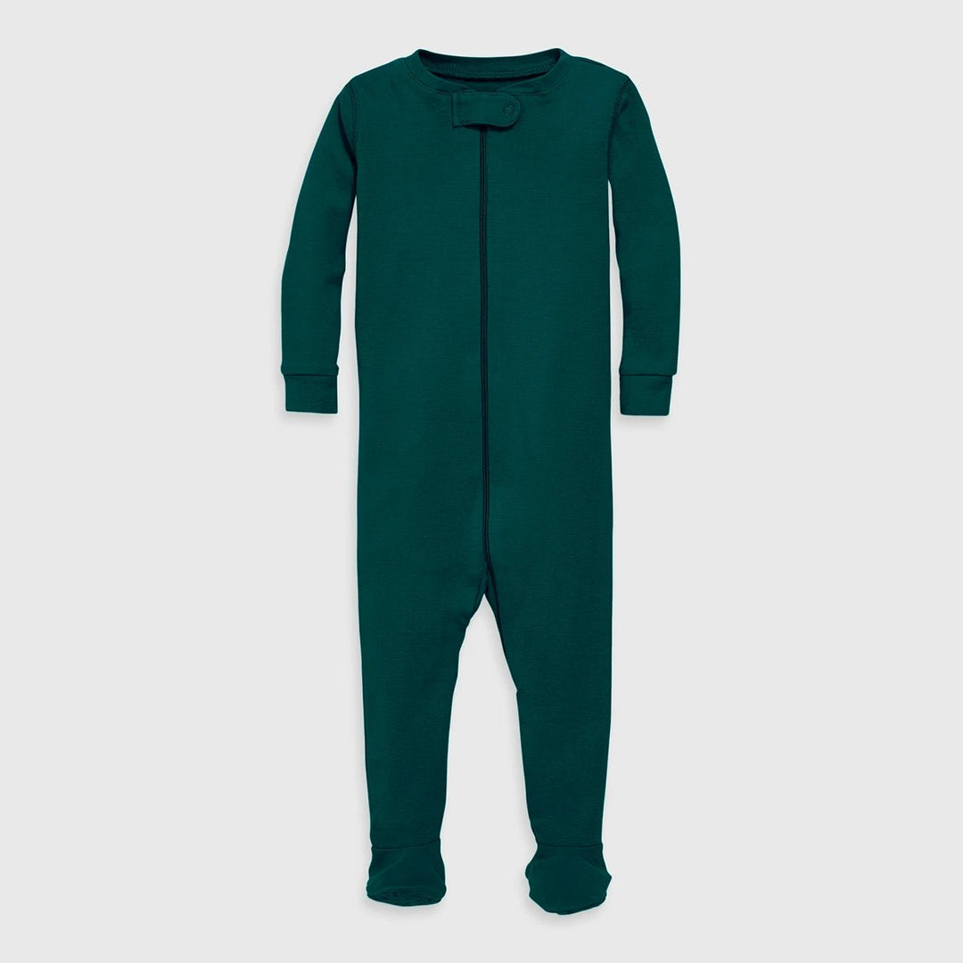 Teal Organic Unisex Sleepsuit from You Know Who's