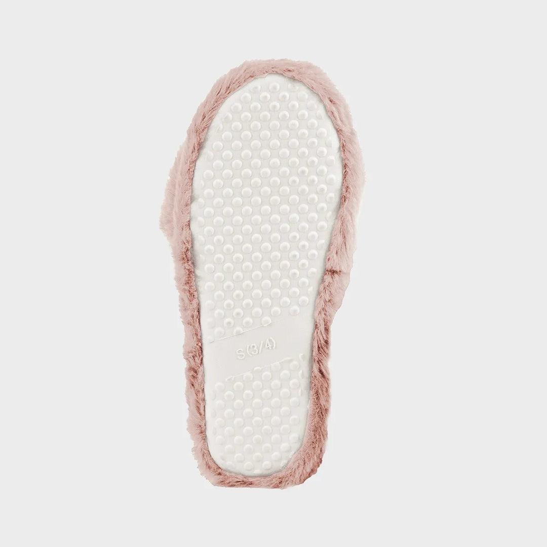 Ladies Pink Teddy Fleece Bootee
