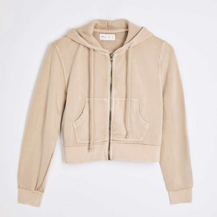 Teen Girls (Lefties) Washed Cropped Zipper from You Know Who's