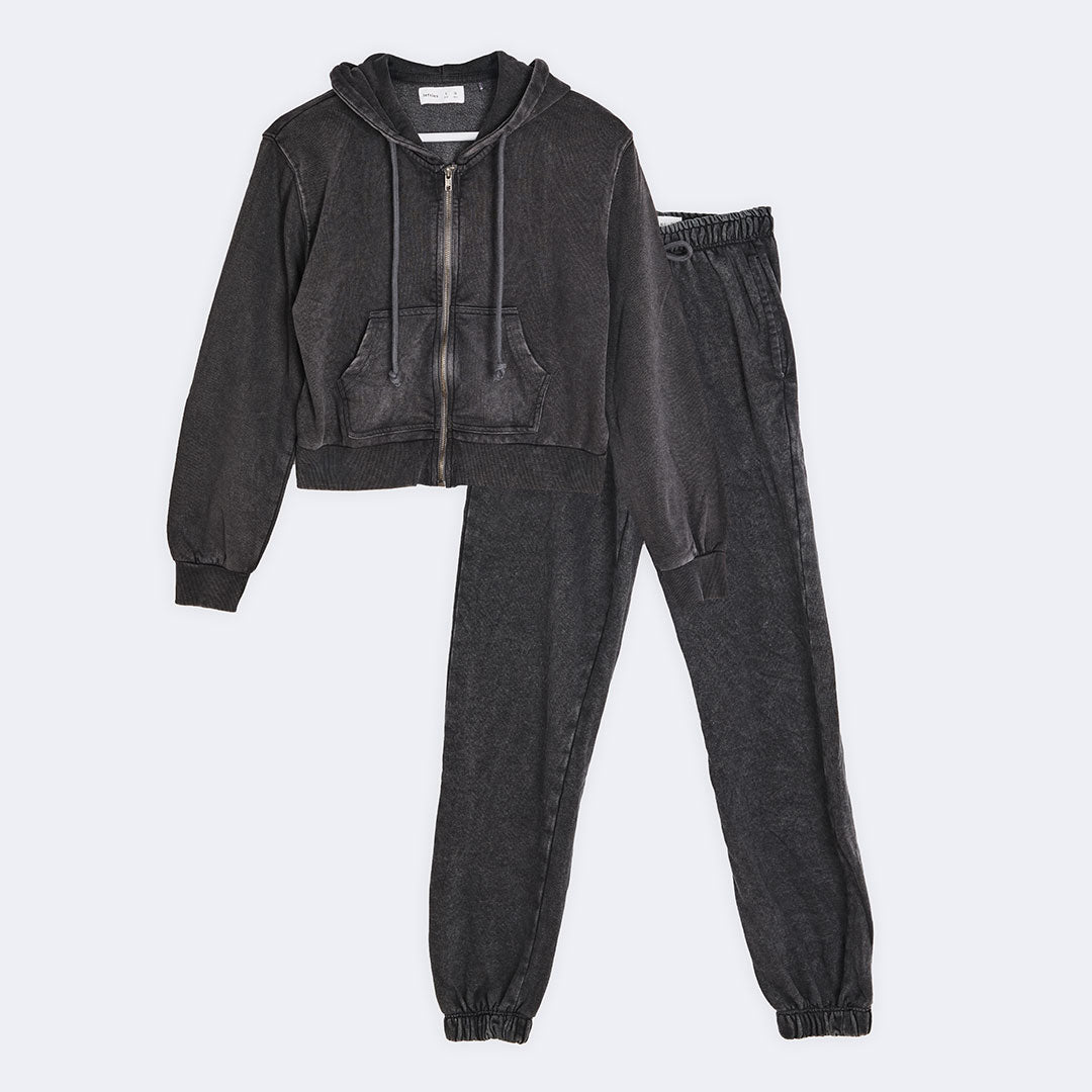 Teen Girls (Lefties) Washed Cropped Zipper from You Know Who's