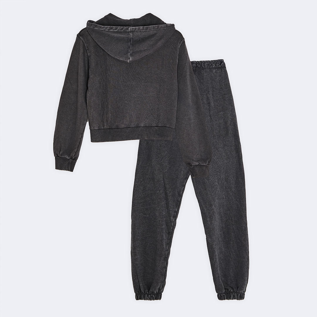 Teen Girls (Lefties) Washed Cropped Zipper from You Know Who's