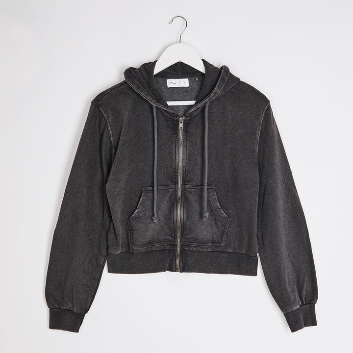 Teen Girls (Lefties) Washed Cropped Zipper from You Know Who's