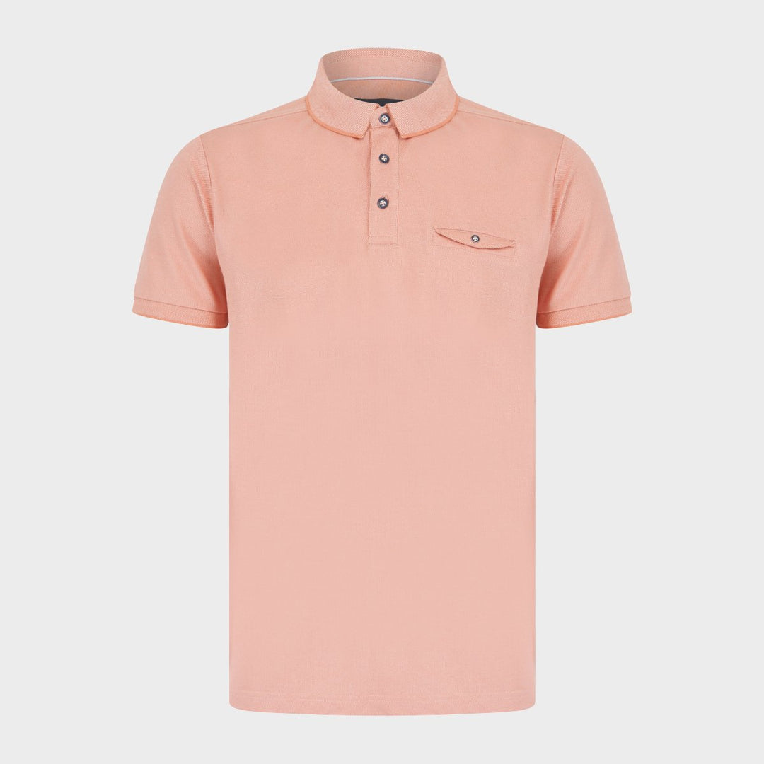 Terracotta Polo With Chest Pocket from You Know Who's
