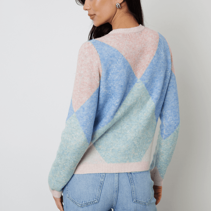 Threadbare Argyle Pastel Cardigan from You Know Who's