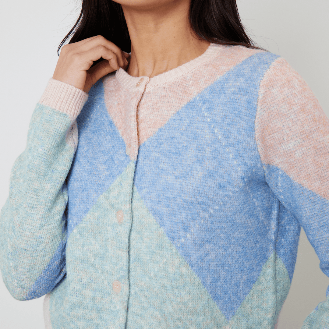 Threadbare Argyle Pastel Cardigan from You Know Who's