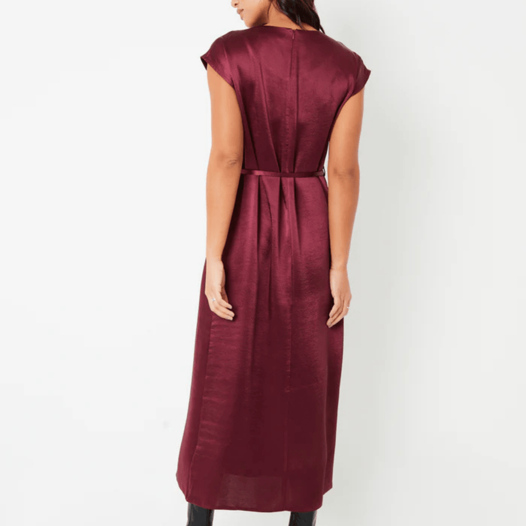 Threadbare Belted Satin Dress from You Know Who's