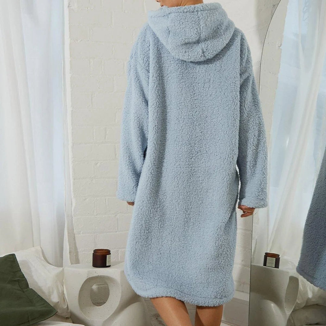 Threadbare Borg Longline Loungewear Hoodie from You Know Who's