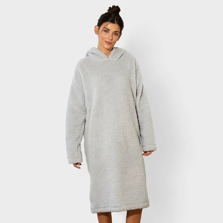 Threadbare Borg Longline Loungewear Hoodie from You Know Who's