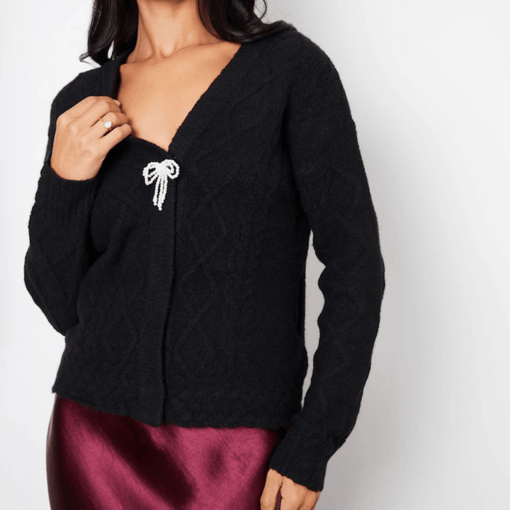 Threadbare Bow Detail Cardigan from You Know Who's