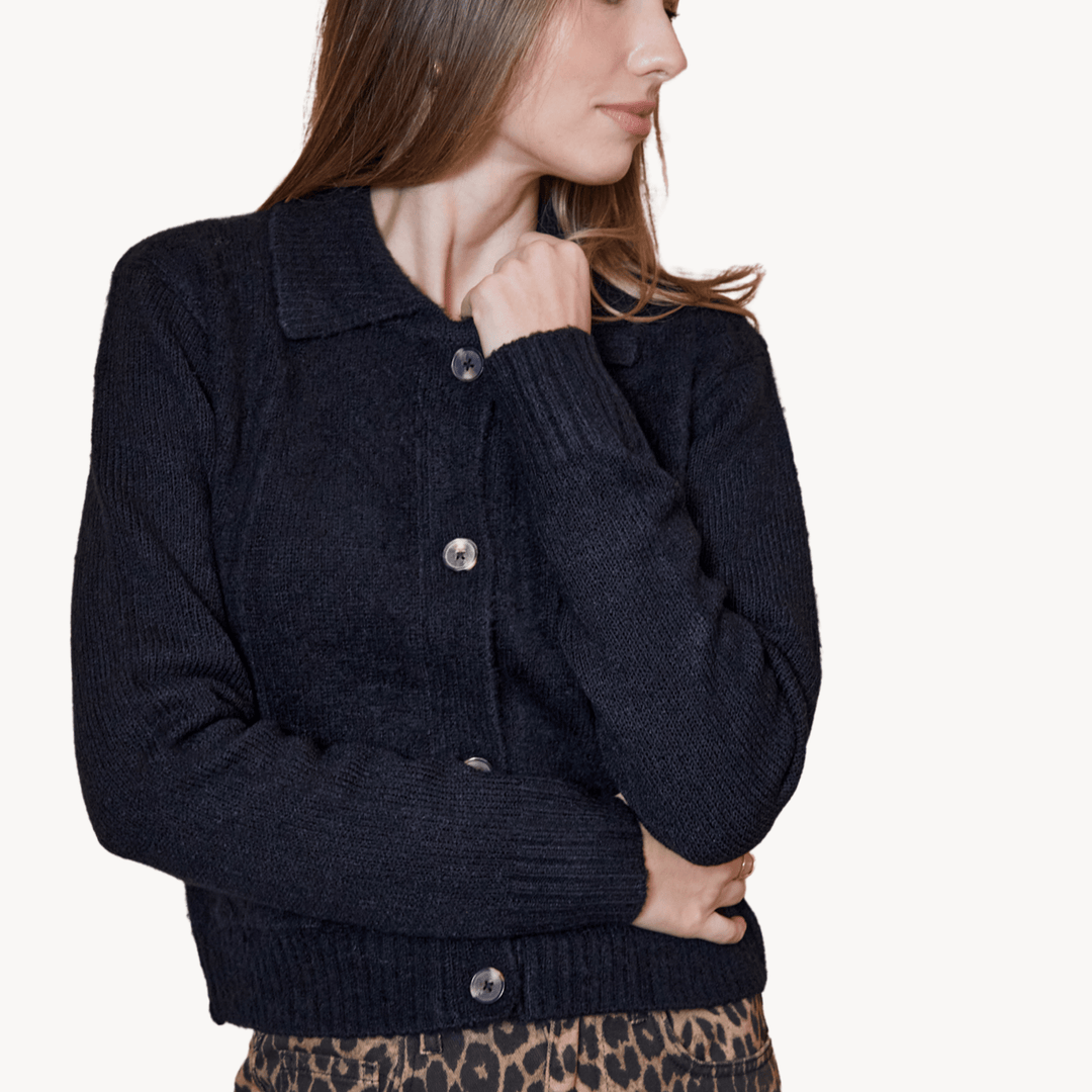 Threadbare Boxy Collared Cardigan from You Know Who's