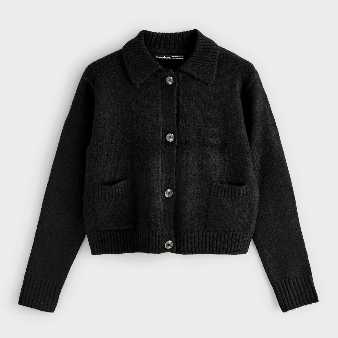 Threadbare Boxy Collared Cardigan from You Know Who's