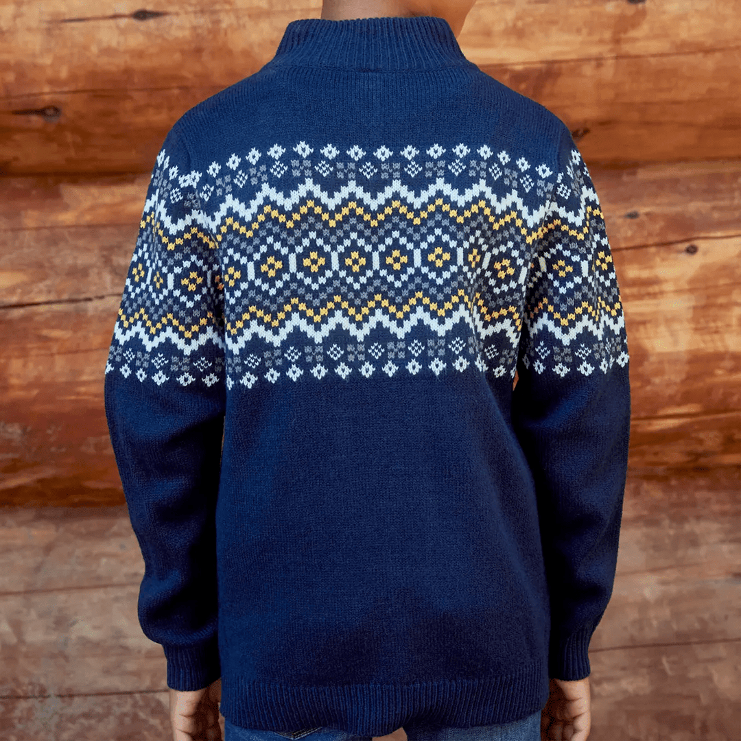 Threadbare Boys 1/4 Zip Christmas Jumper from You Know Who's