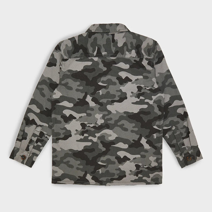 Threadbare Boys Camo Shirt Jacket from You Know Who's