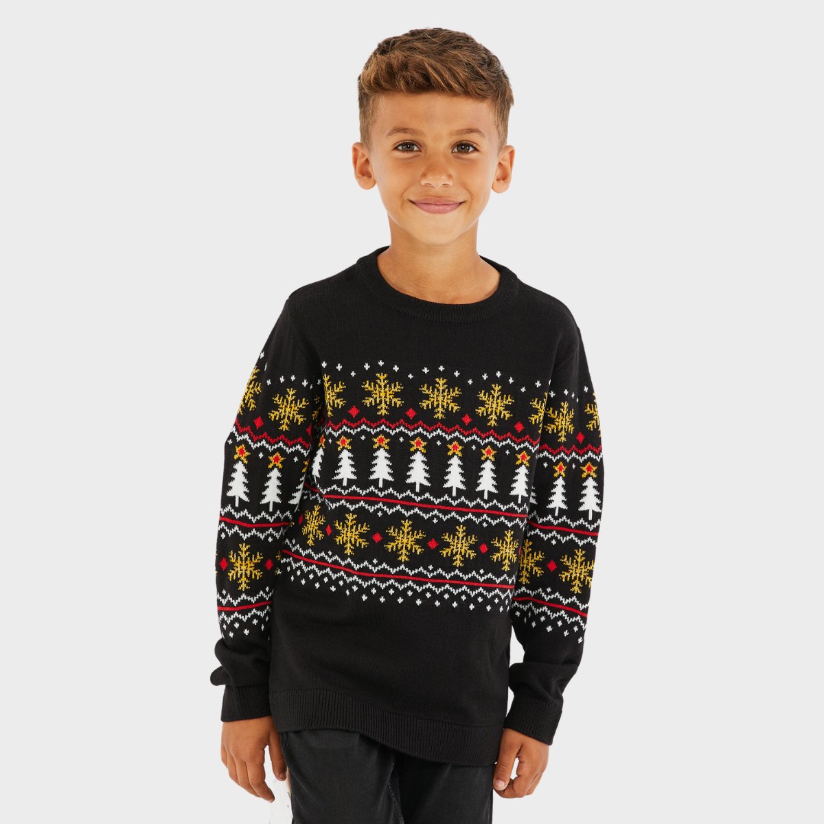 Threadbare Boys Christmas Jumper You Know Who s