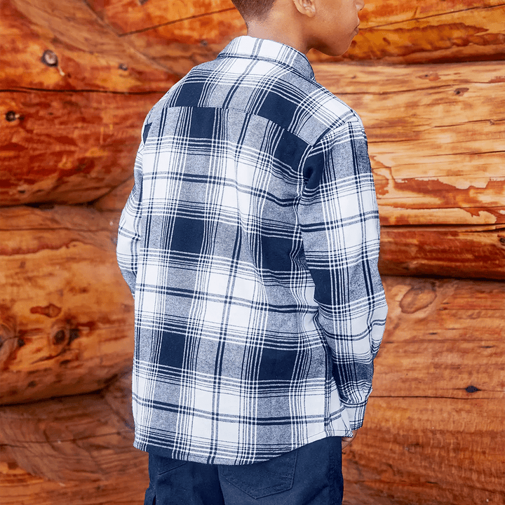 Threadbare Boys Matching Woven Checked Shirt from You Know Who's