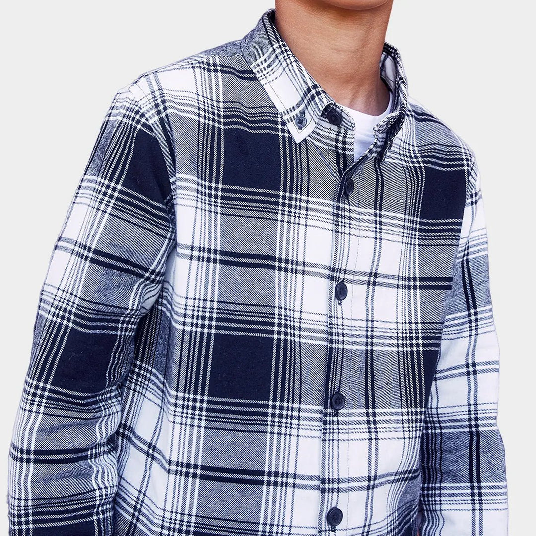 Threadbare Boys Matching Woven Checked Shirt from You Know Who's