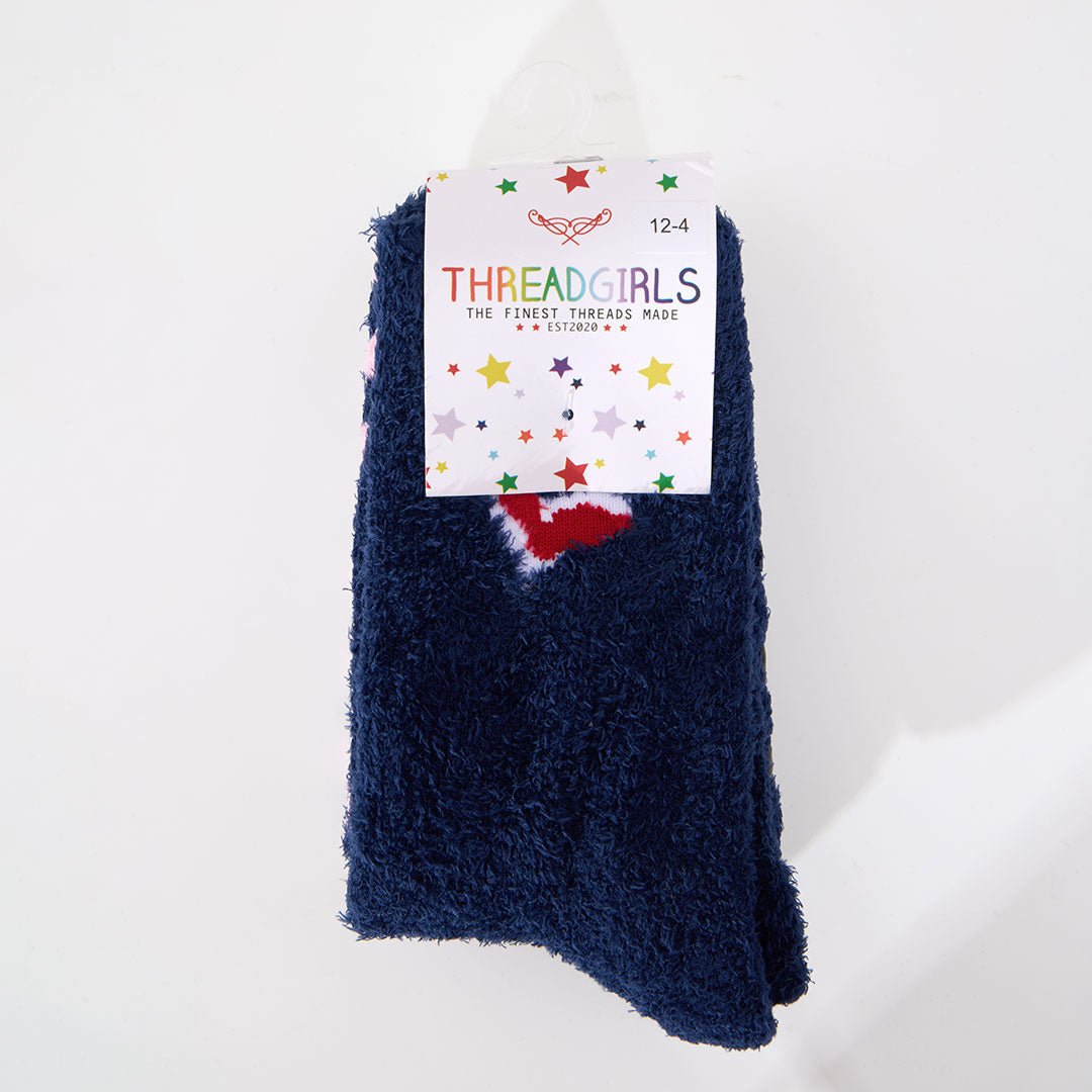 Threadbare Girls 2pk Cosy Socks from You Know Who's