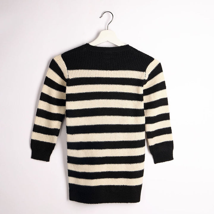 Threadbare Girls Knitted Stripe Jumper Dress from You Know Who's