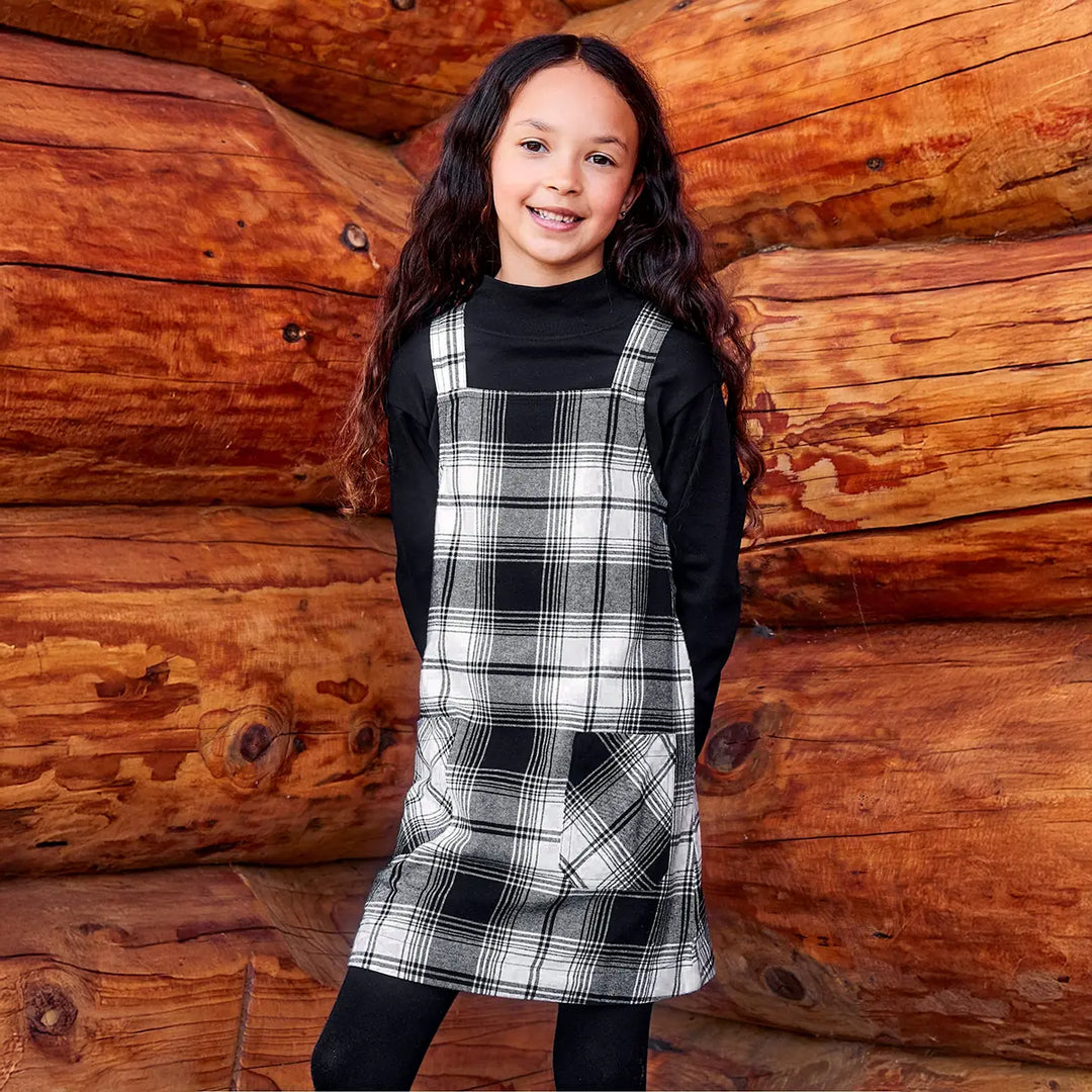 Plaid overalls dress online