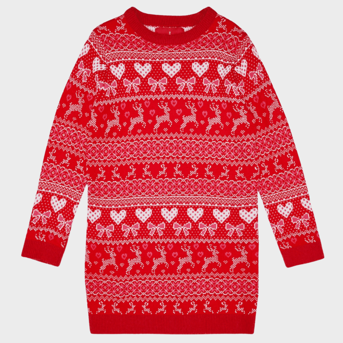 Threadbare Girls Red Jumper Dress from You Know Who's