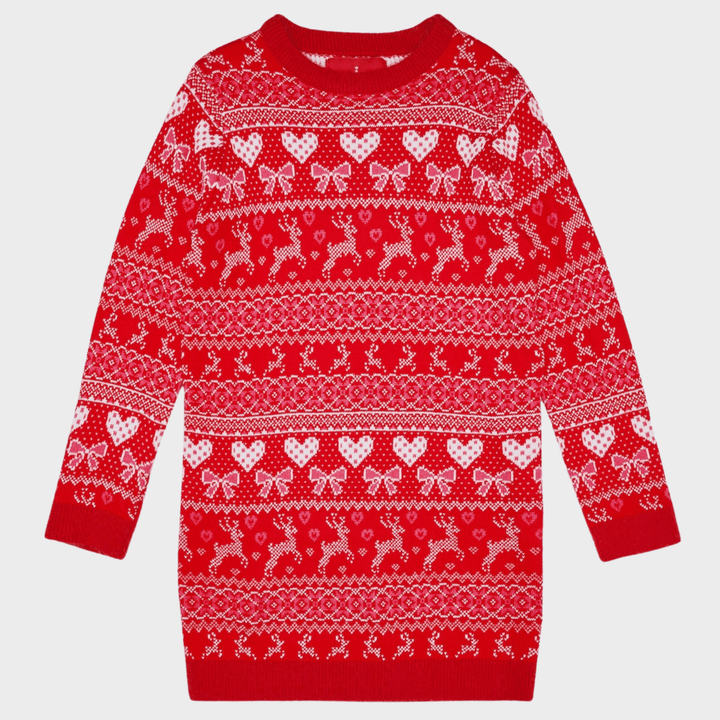 Threadbare Girls Red Jumper Dress from You Know Who's