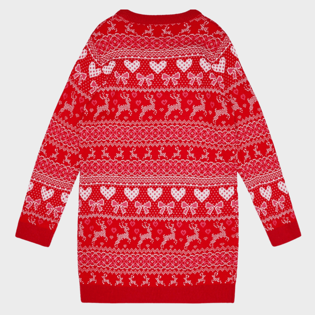 Threadbare Girls Red Jumper Dress from You Know Who's