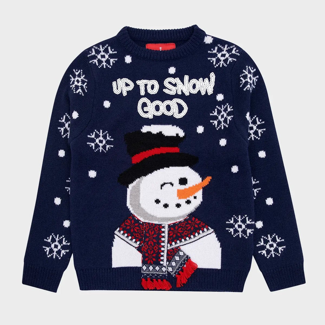 Threadbare Kids Snowman Christmas Jumper from You Know Who's